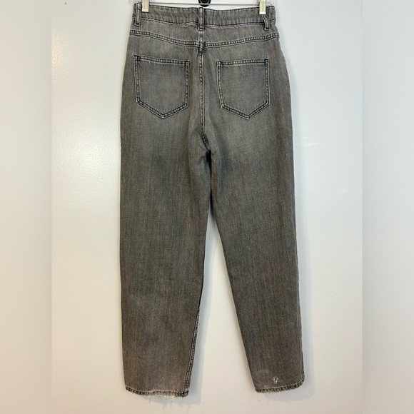 Ba&shHigh Waisted Grey Wide Leg "Lady Jeans Size M - Picture 7 of 14